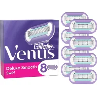 Gillette Venus Deluxe Smooth Swirl Scheermesjes - 8 mesjes