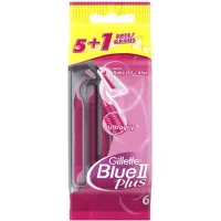 Gillette Blue II Plus Wegwerpscheermesjes - 6 stuks