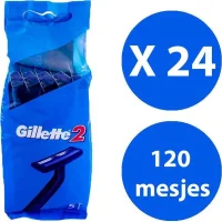 Gillette Blue 2 Wegwerpscheermesjes - 24x5 stuks