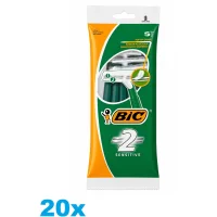 Bic Sensitive Wegwerpscheermesjes - 20x10 mesjes - Green