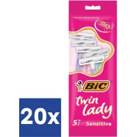 Bic Twin Lady Wegwerpscheermesjes - 100 mesjes
