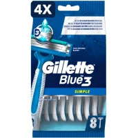 Gillette Blue3 Wegwerpscheermesjes - 4x8 mesjes