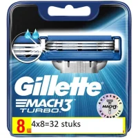 Gillette Mach3 Turbo Scheermesjes - 32 mesjes