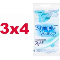Gillette Simply Venus 2 Wegwerpmesjes - 12 stuks