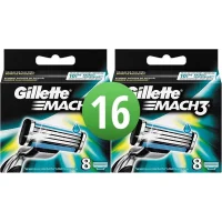 Gillette Mach3 Scheermesjes - 16 mesjes
