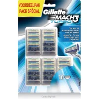 Gillette Mach3 Turbo Scheermesjes - 16 mesjes