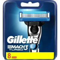 Gillette Mach3 Turbo Scheermesjes - 8 mesjes