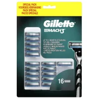 Gillette Mach 3 Base Mesjes - 16 mesjes