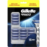 Gillette Mach3 Turbo Scheermesjes - 16 mesjes