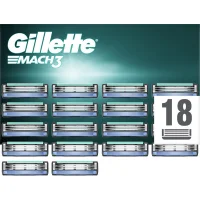 Gillette Mach3 Navulmesjes - 18 mesjes