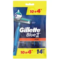 Gillette Blue II Plus Wegwerpmesjes - 14 mesjes