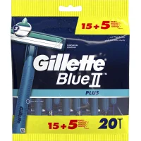 Gillette BlueII Plus Wegwerpmesjes - 20 mesjes