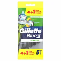 Gillette Blue 3 Sensitive Wegwerpscheermesjes - 5 stuks