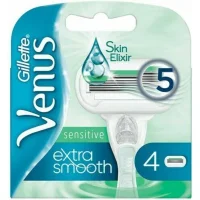 Gillette Venus Deluxe Smooth Sensitive Scheermesjes - 4 mesjes