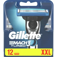 Gillette Mach3 Turbo Scheermesjes - 12 mesjes