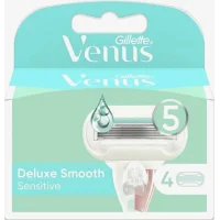 Gillette Venus Deluxe Smooth Sensitive Scheermesjes - 4 mesjes