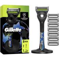 GilletteLabs Houder + 8 Scheermesjes UEFA Champions League Special Edition