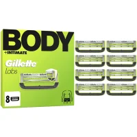 GilletteLabs Body + Intimate Scheermesjes - 8 mesjes