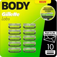 GilletteLabs Body + Intimate Scheermesjes - 10 mesjes