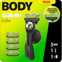 GilletteLabs Body + Intimate Scheersysteem - 5 mesjes