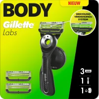 Gillette Labs Body + Intimate Scheersysteem - 3 mesjes