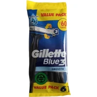 Gillette Blue3 Smooth Disposable Razors - 6 stuks