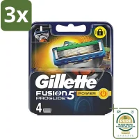 Gillette Fusion 5 ProGlide Power Navulscheermesjes - 3x4 mesjes