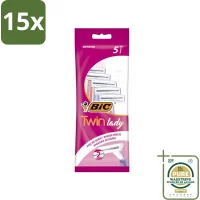 Bic Twin Lady Wegwerpscheermesjes - 15x10 mesjes