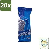 Laser 2 Ready Razor Wegwerpscheermesjes - 20x10 mesjes