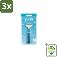 Gillette Venus Smooth Scheermesjes - 3x2 mesjes