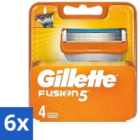 Gillette Fusion5 Navulscheermesjes - 6x4 mesjes