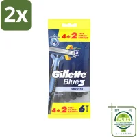 Gillette Blue 3 Smooth Wegwerpscheermesjes - 12 mesjes
