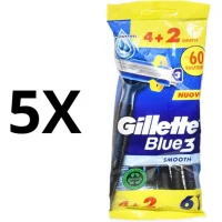 Gillette Blue3 Smooth Wegwerpscheermesjes - 30 mesjes