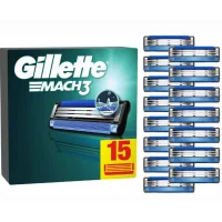 Gillette Mach3 Navulmesjes - 15 mesjes