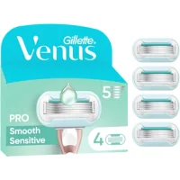 Gillette Venus Deluxe Pro Smooth Sensitive Navulscheermesjes - 4 mesjes