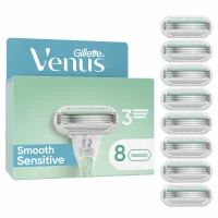 Gillette Venus Smooth Sensitive Scheermesjes - 10x8 mesjes