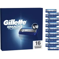 Gillette Mach3 Base Turbo Scheermesjes - 16 mesjes