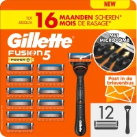 Gillette Fusion5 Power Scheermesjes - 12 mesjes