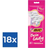Bic Twin Lady Wegwerpscheermesjes - 18x10 mesjes