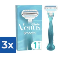 Gillette Venus Smooth Scheersysteem - 3 stuks