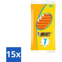Bic Sensitive Enkel Mesje Wegwerpscheermesjes - 15x10mesjes