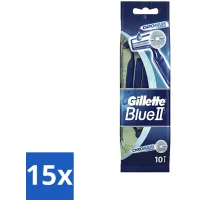 Gillette Blue 2 Wegwerpscheermesjes - 15x10 mesjes