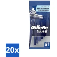 Gillette Blue II Wegwerpscheermesjes - 20x5 mesjes