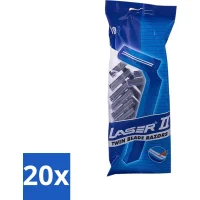 Laser 2 Ready Razor Wegwerpscheermesjes - 20x10 mesjes