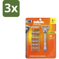Gillette Fusion5 Houder + 6 Mesjes - 3 stuks