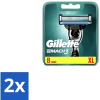 Gillette Mach3 Scheermesjes - 2x8 mesjes