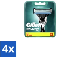 Gillette Mach3 Scheermesjes - 4x8 mesjes