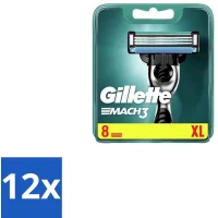 Gillette Mach3 Scheermesjes - 12x8 mesjes