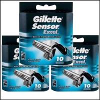Gillette Sensor Excel Navulmesjes - 3x10 mesjes