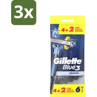 Gillette Blue 3 Smooth Wegwerpscheermesjes - 18 mesjes